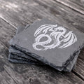 Coaster - Slate - Flying Dragon - SET OF 2