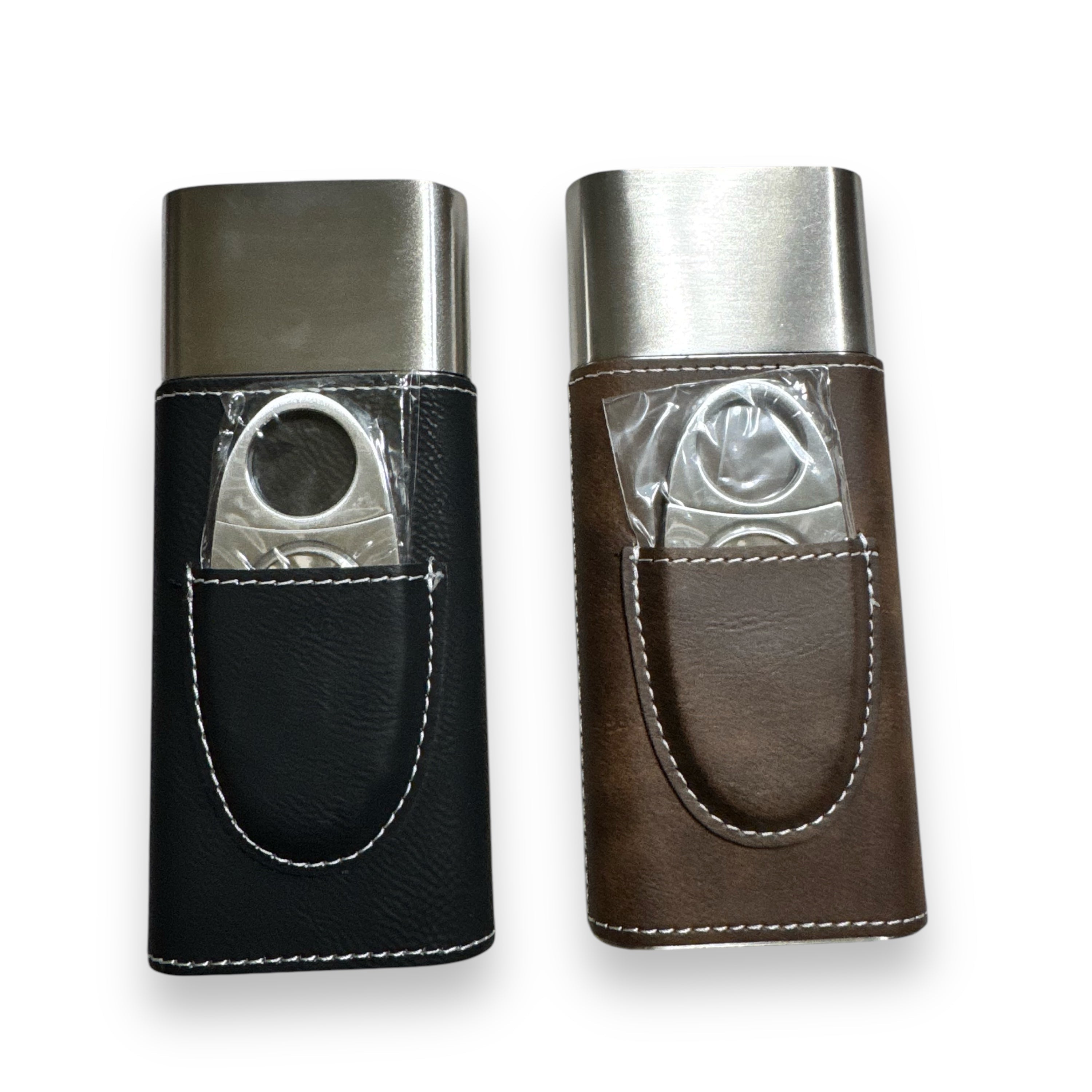 Cigar Case with Cutter - Aphrodite Goddess of Love - Leather