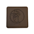 Coaster - Alien Fossil - SET OF 2 - Leather or Stitched Cork
