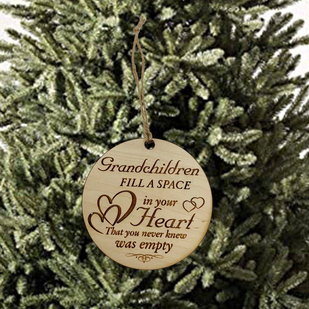 Grandchildren Fill a Space - Ornament