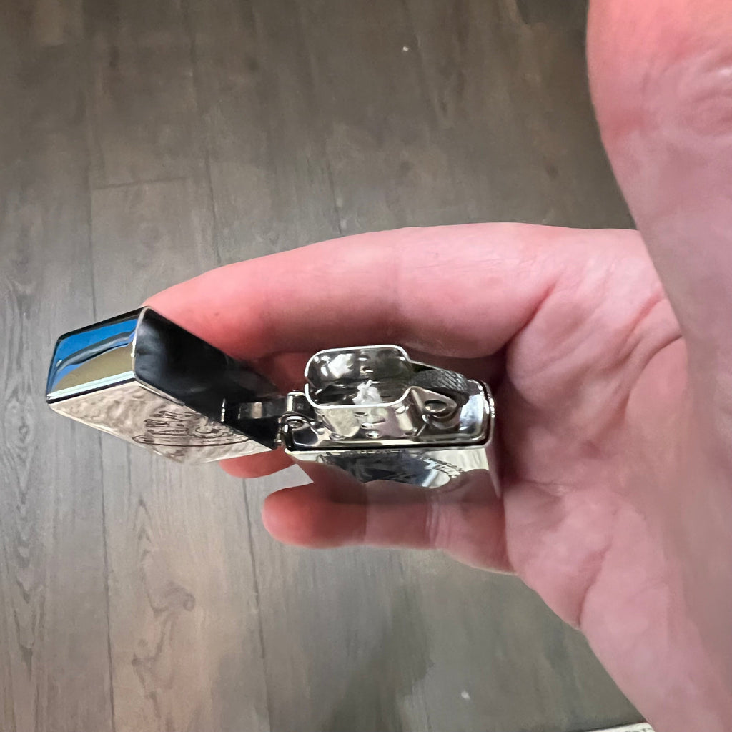 Lighter - Alien Fossil - Chrome