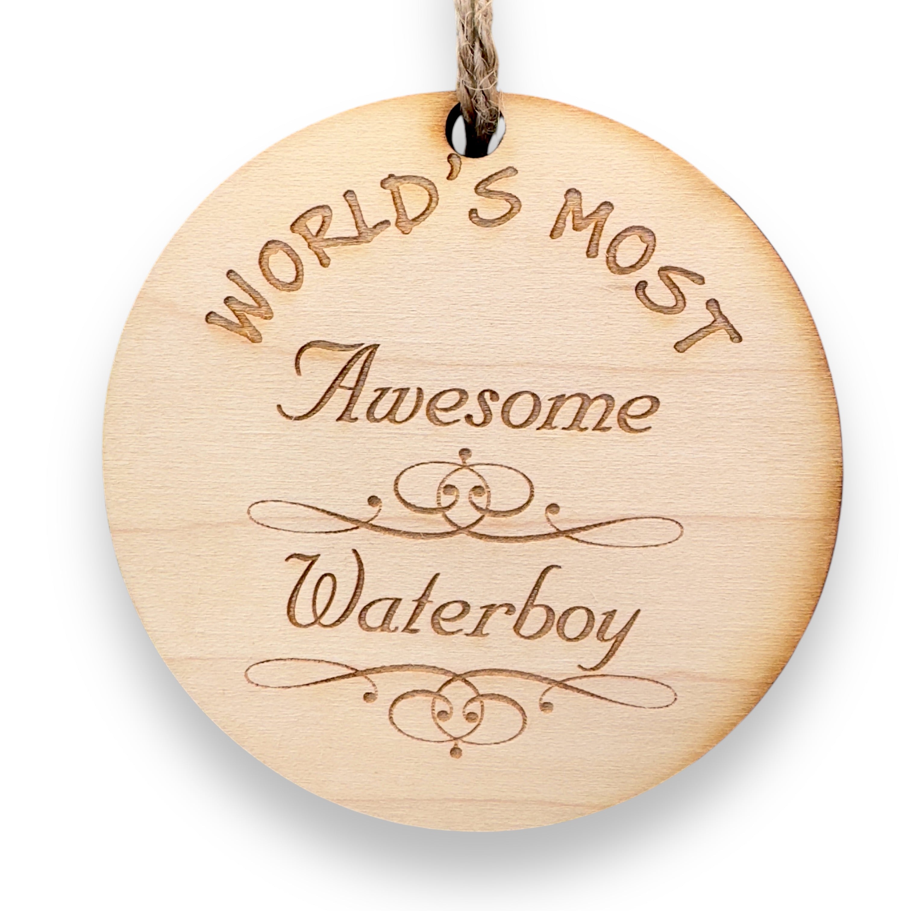 Worlds most Awesome Waterboy - Ornament