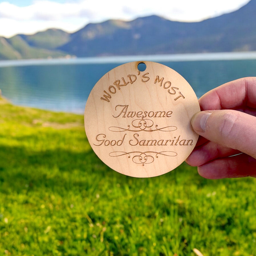 Worlds most Awesome Good Samaritan - Ornament
