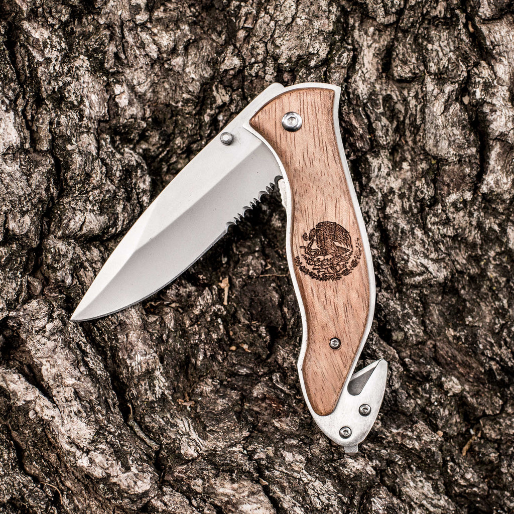 Knife - Mexico Flag 138