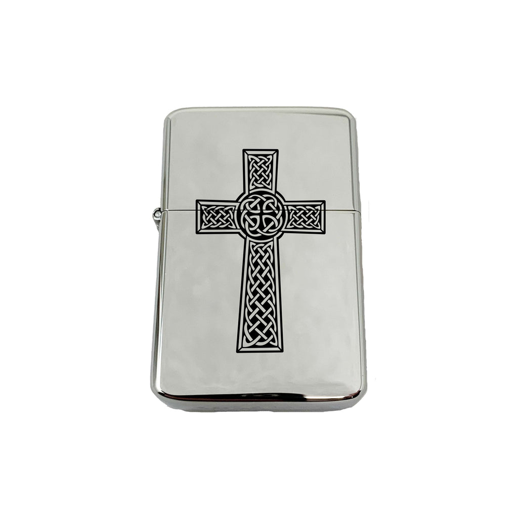 Lighter - Celtic Cross CHROME