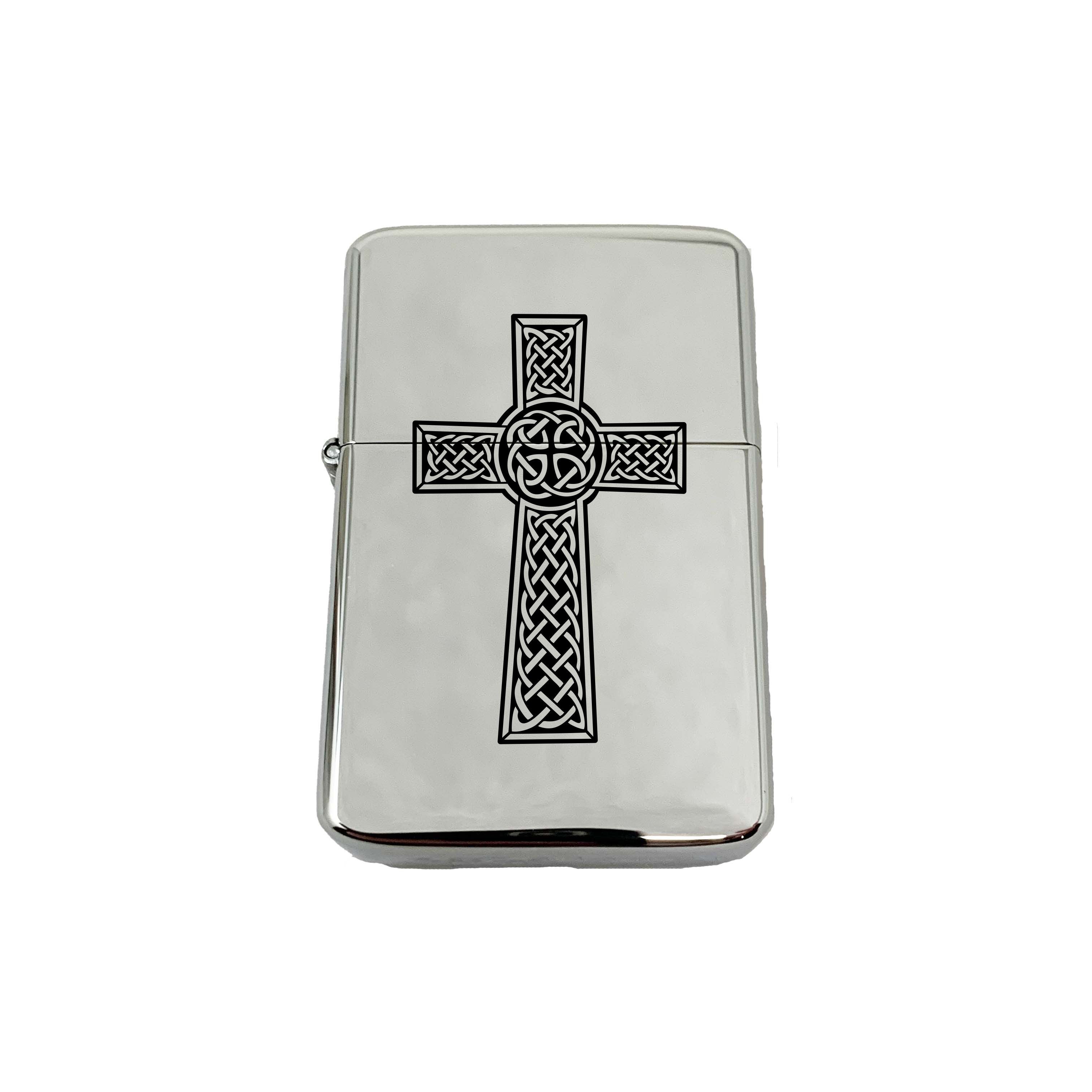 Lighter - Celtic Cross CHROME