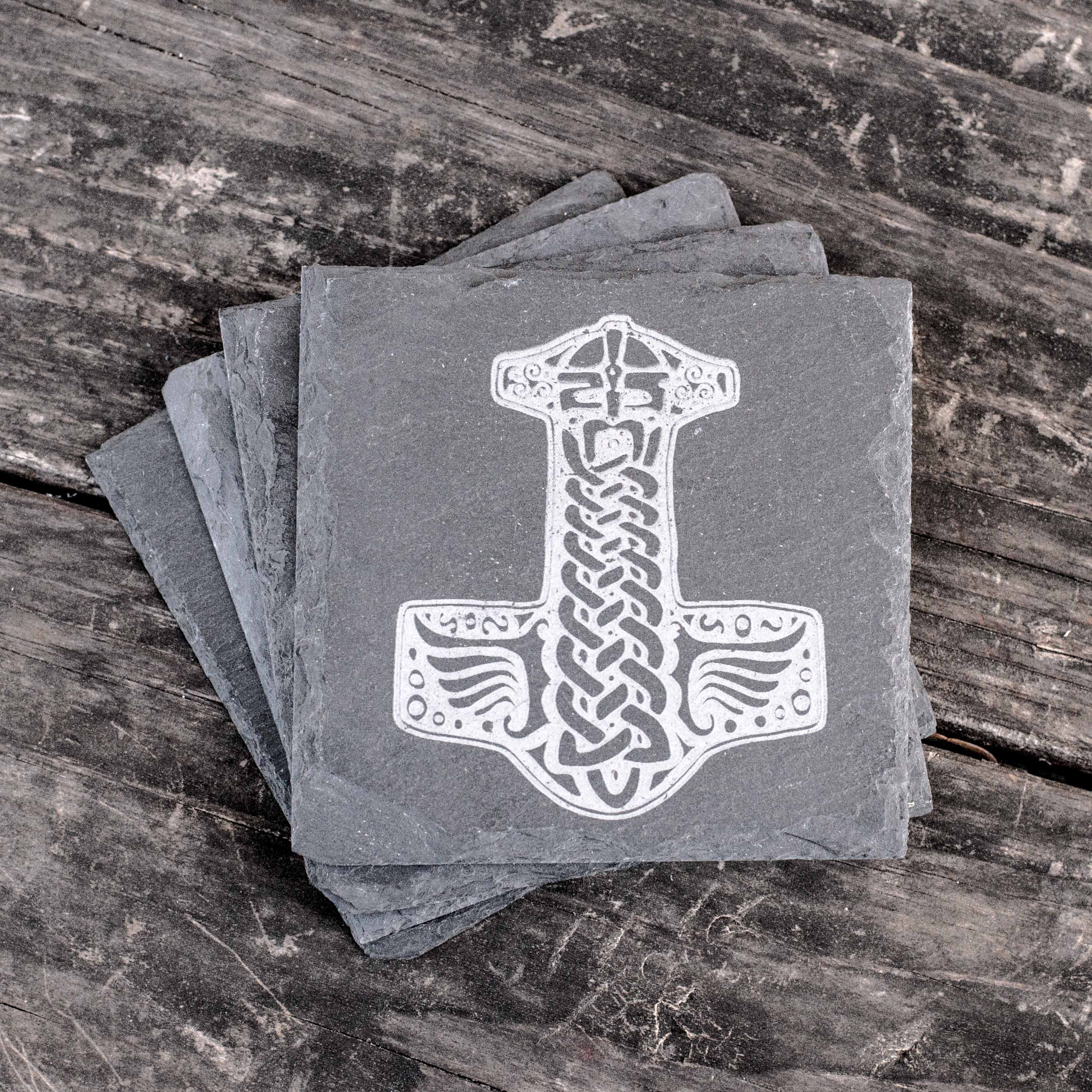 Coaster - Slate - Mjolnir - SET OF 2