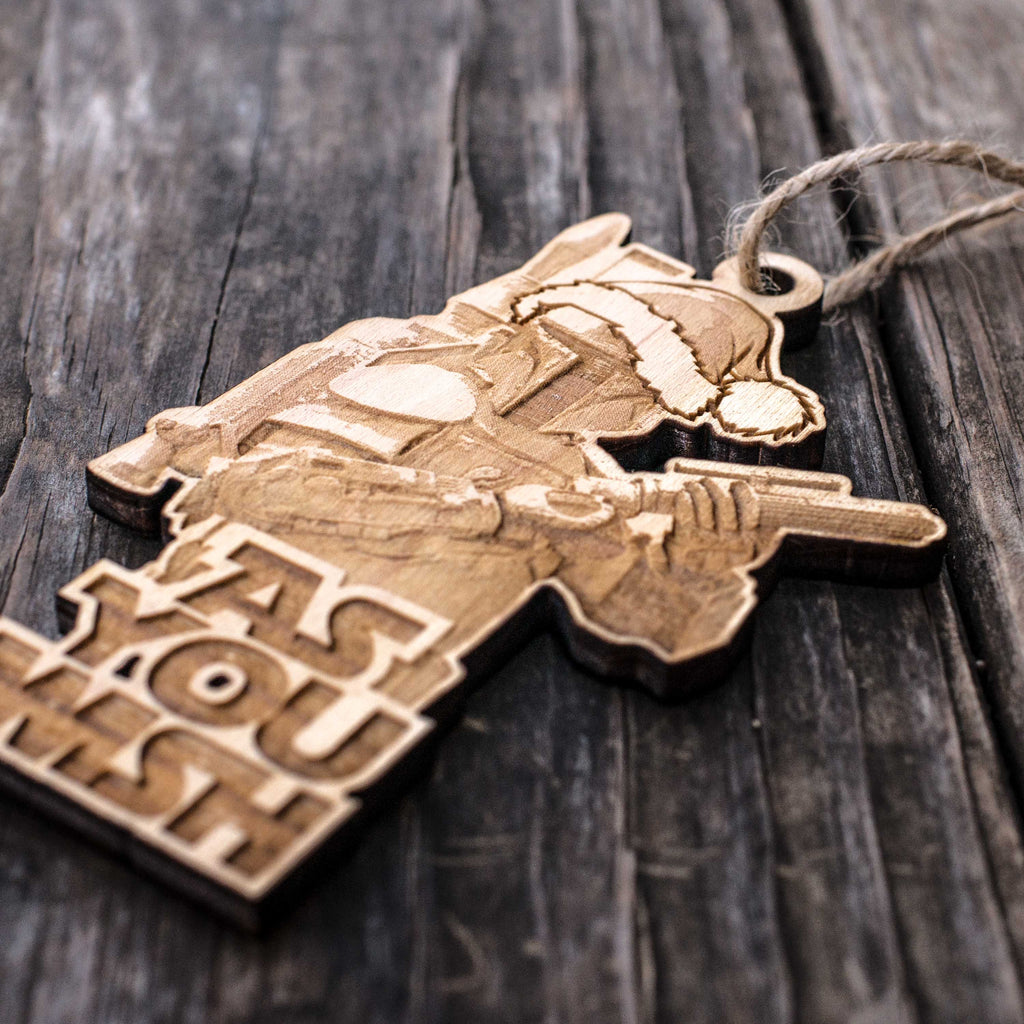Ornament - As You Wish - Raw Wood 3x5in