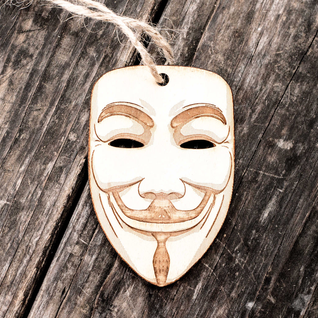 Ornament - Anonymous - Raw Wood 2x4in