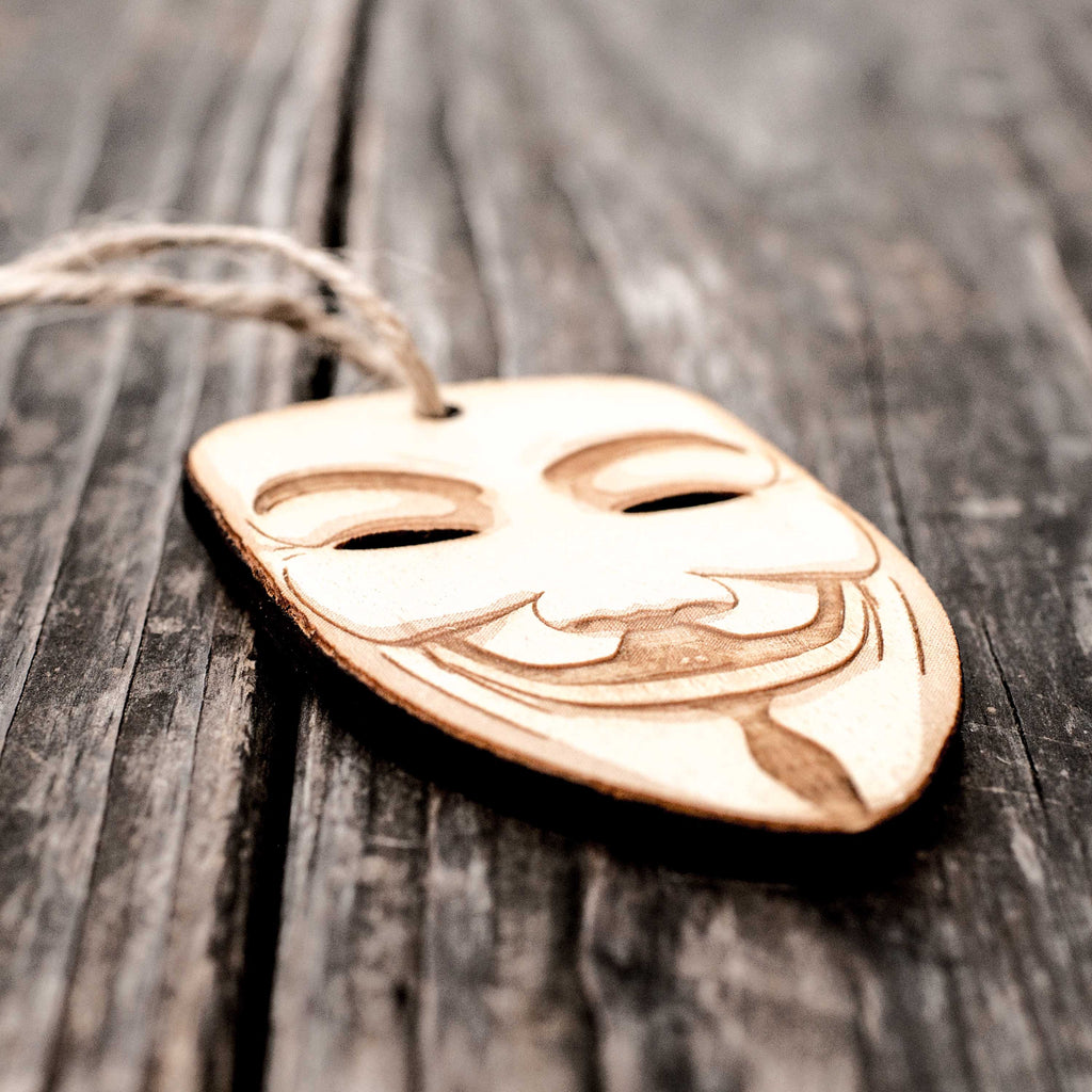 Ornament - Anonymous - Raw Wood 2x4in