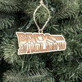 Ornament - Back to the Holidays - Raw Wood 4x2in