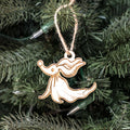 Ornament - Zero - Raw Wood 3x3in