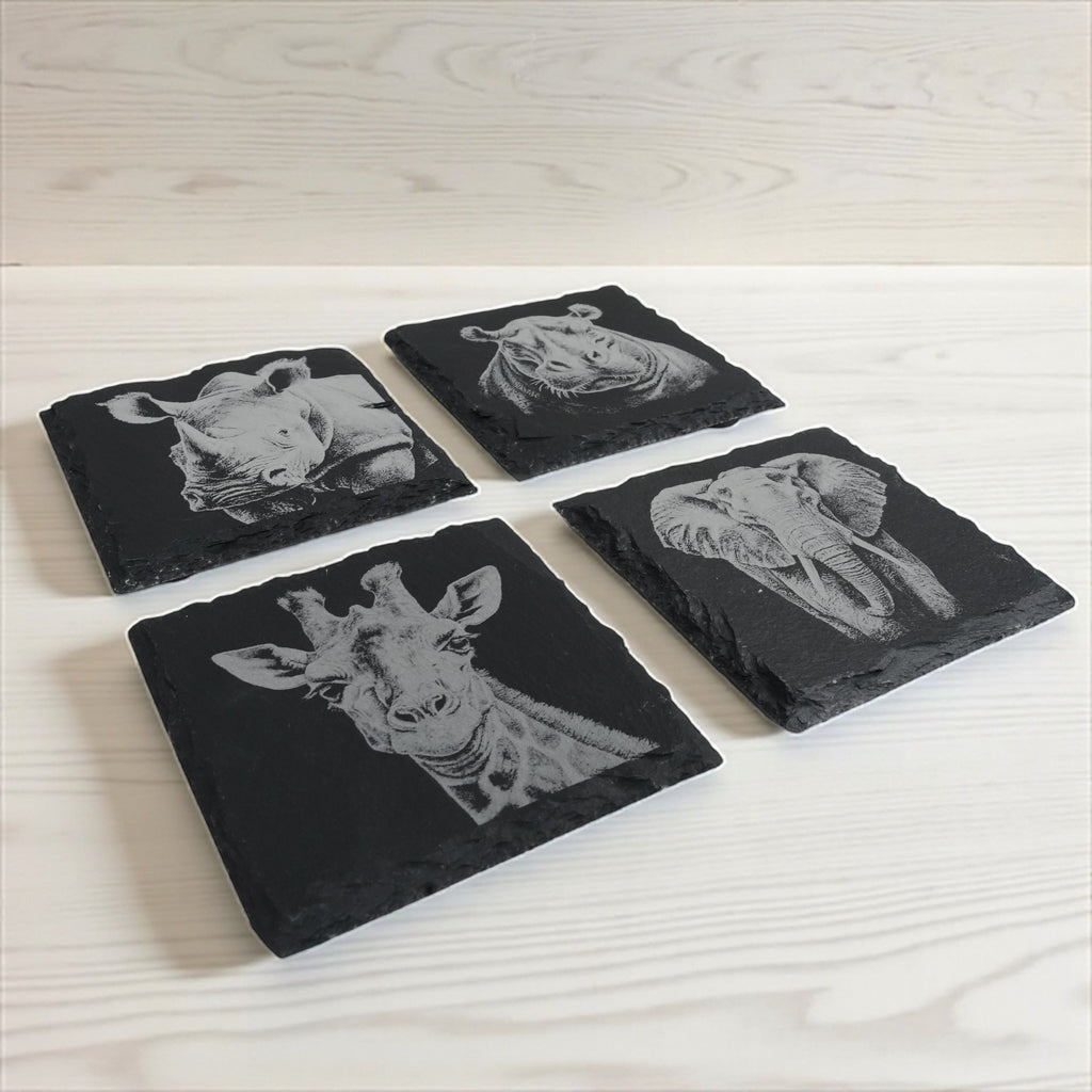 Coaster - Slate - Safari - SET of 4