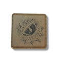 Coaster - Dragons Eye - SET OF 2 - Leather or Stitched Cork