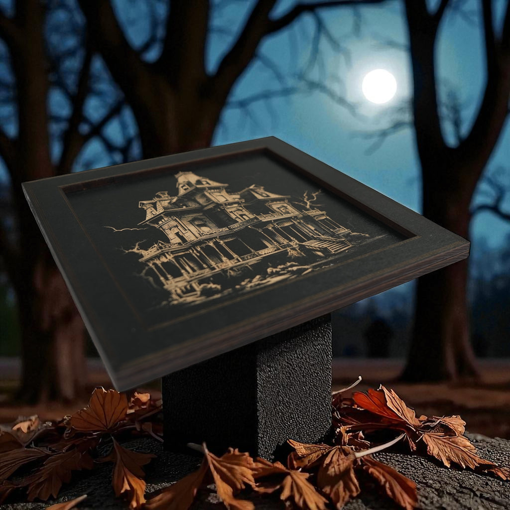 Framed Art - Haunted Mansion - Halloween