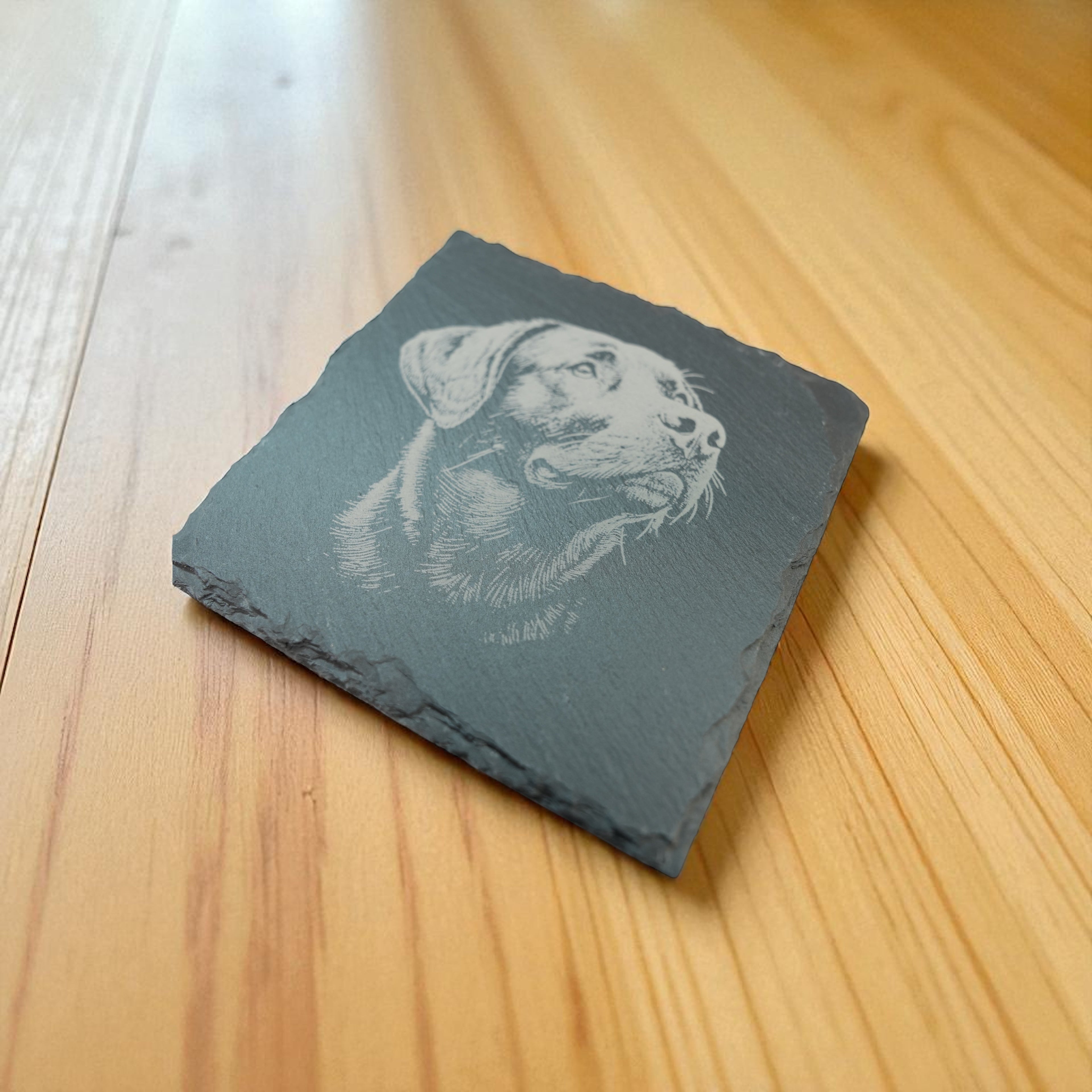 Coaster - Slate - Labrador Retriever - SET OF 2 - Dog