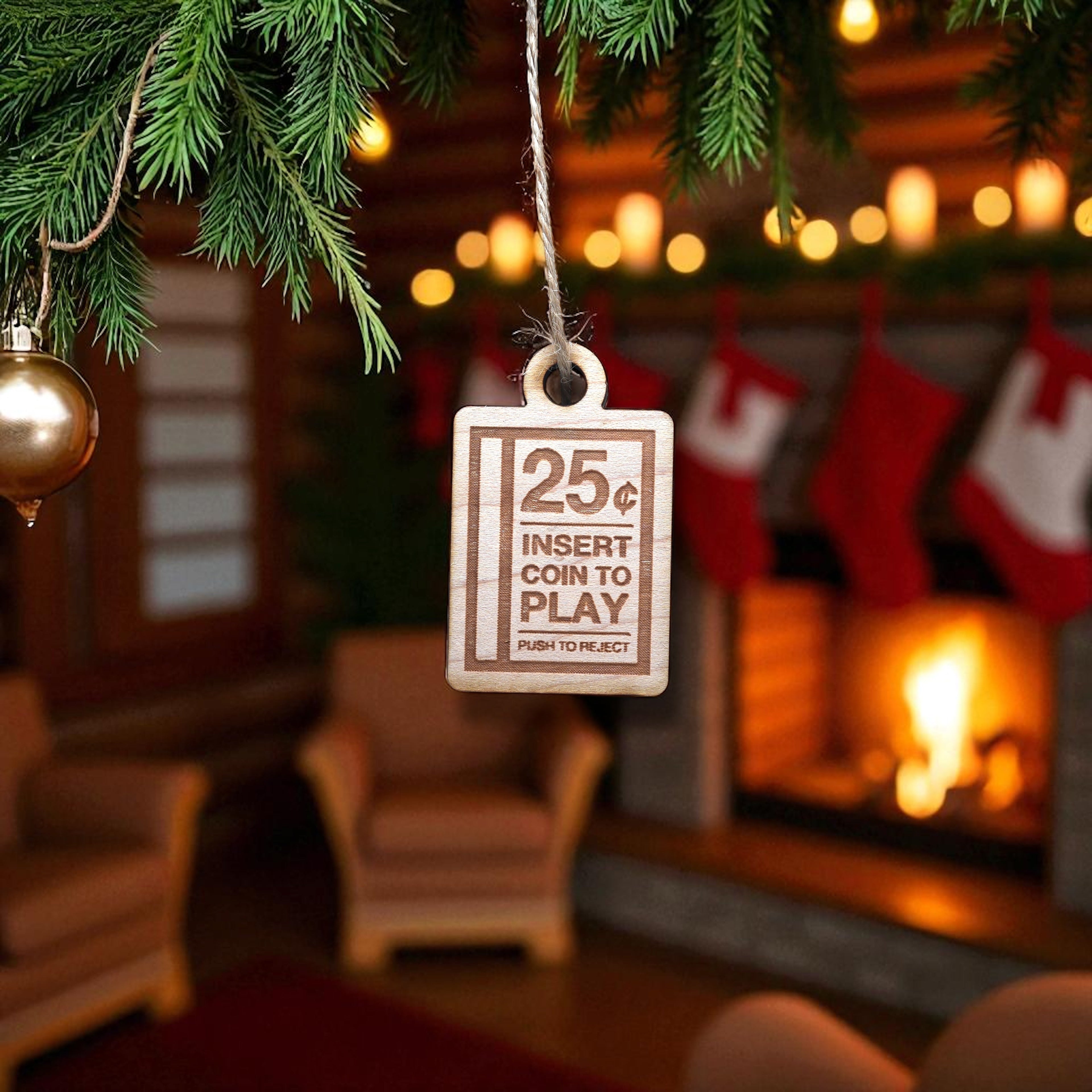 Ornament - CUSTOM - Insert Coin to Play