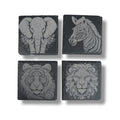 Coaster - Slate - Fancy Animals - SET OF 4