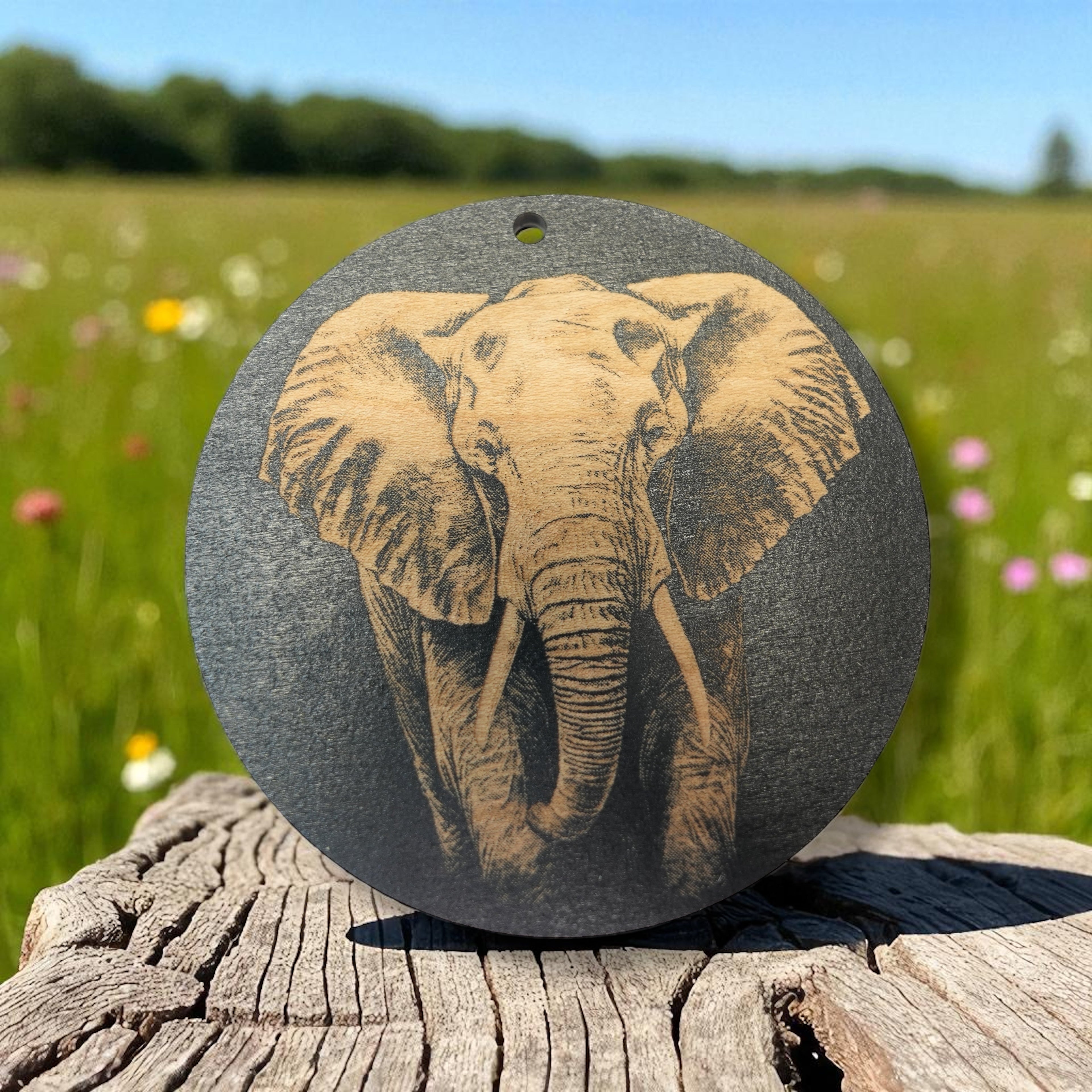 Ornament - Black - Safari SET of 4