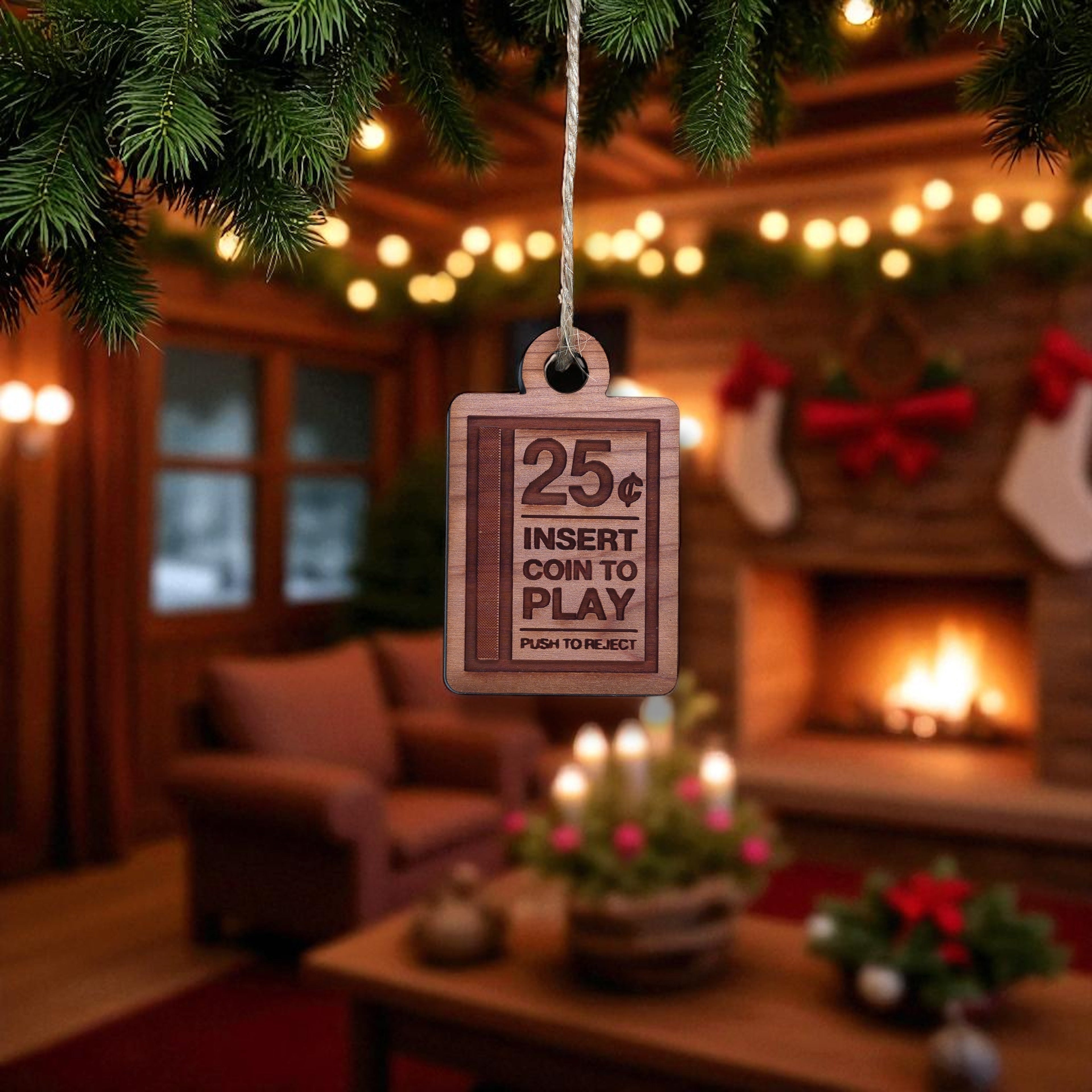 Ornament - CUSTOM - Insert Coin to Play