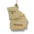 Ornament - CUSTOM - Georgia State with Cities