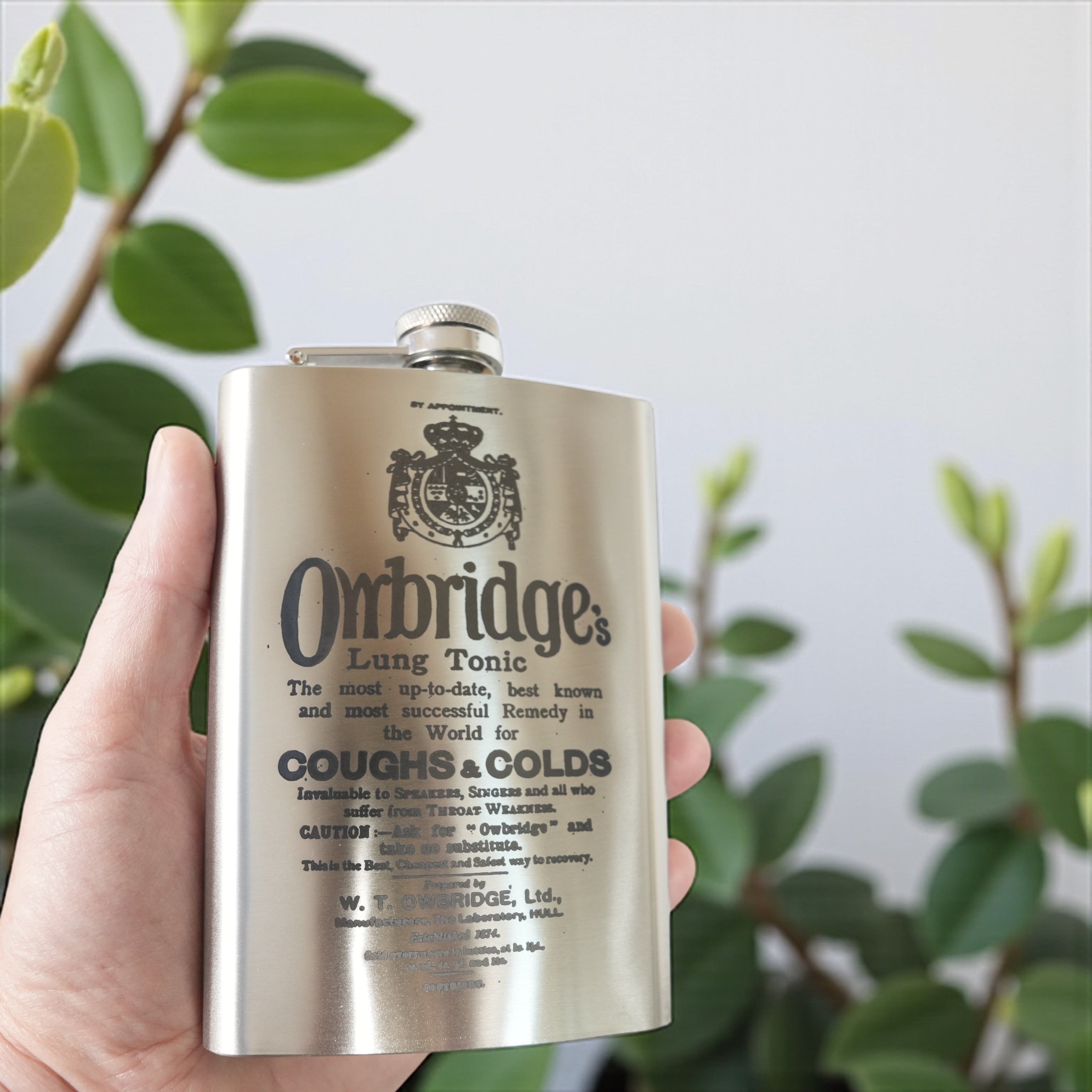 8oz Owbridge Stainless Steel Flask