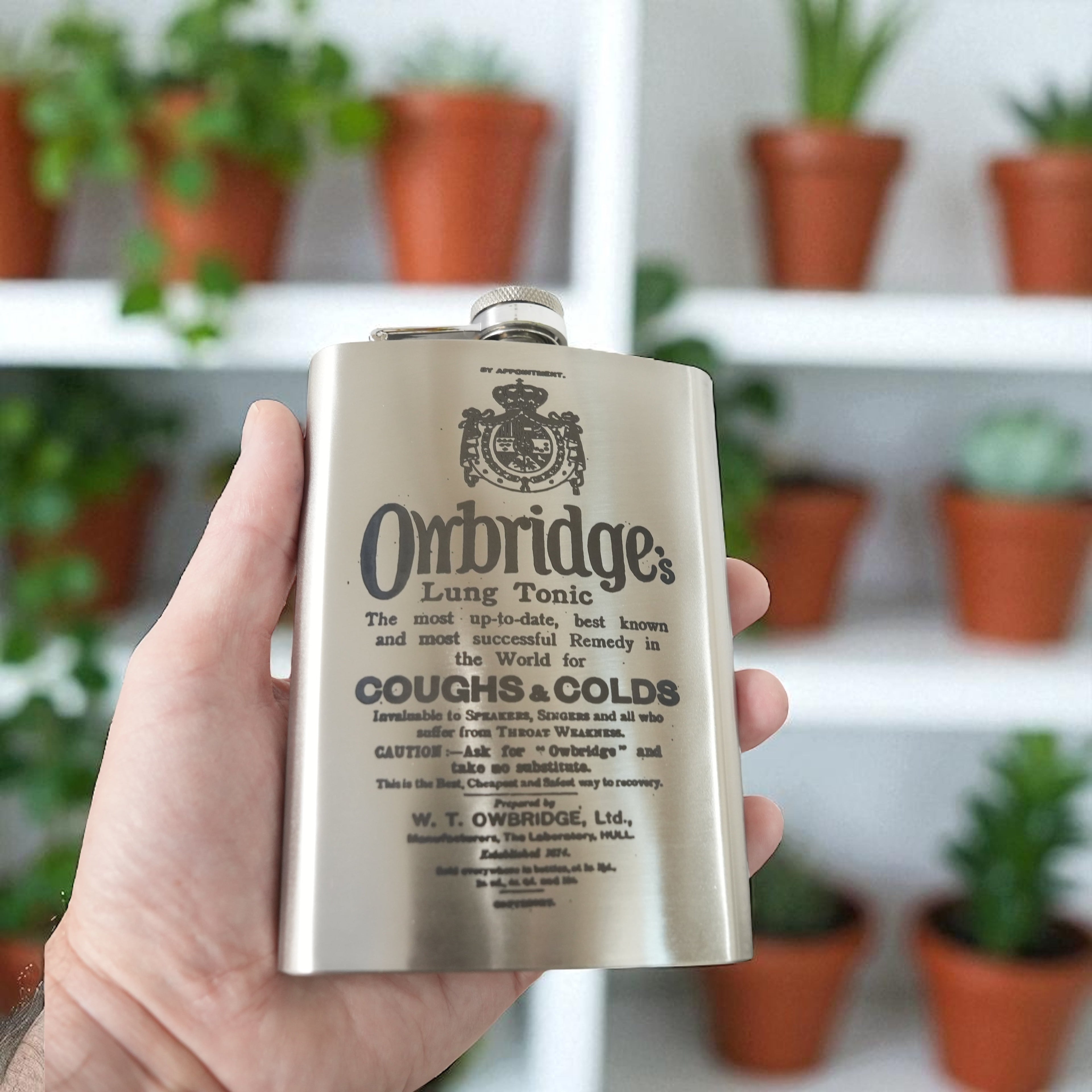 8oz Owbridge Stainless Steel Flask