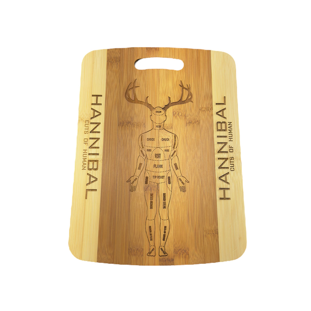 Hannibal Cutting Board 14''x9.5''x.5'' Bamboo