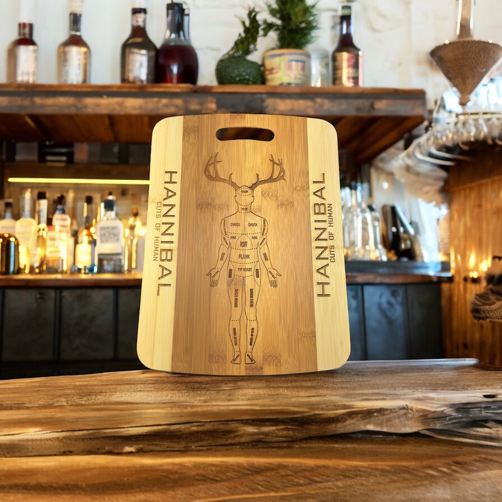 Hannibal Cutting Board 14''x9.5''x.5'' Bamboo