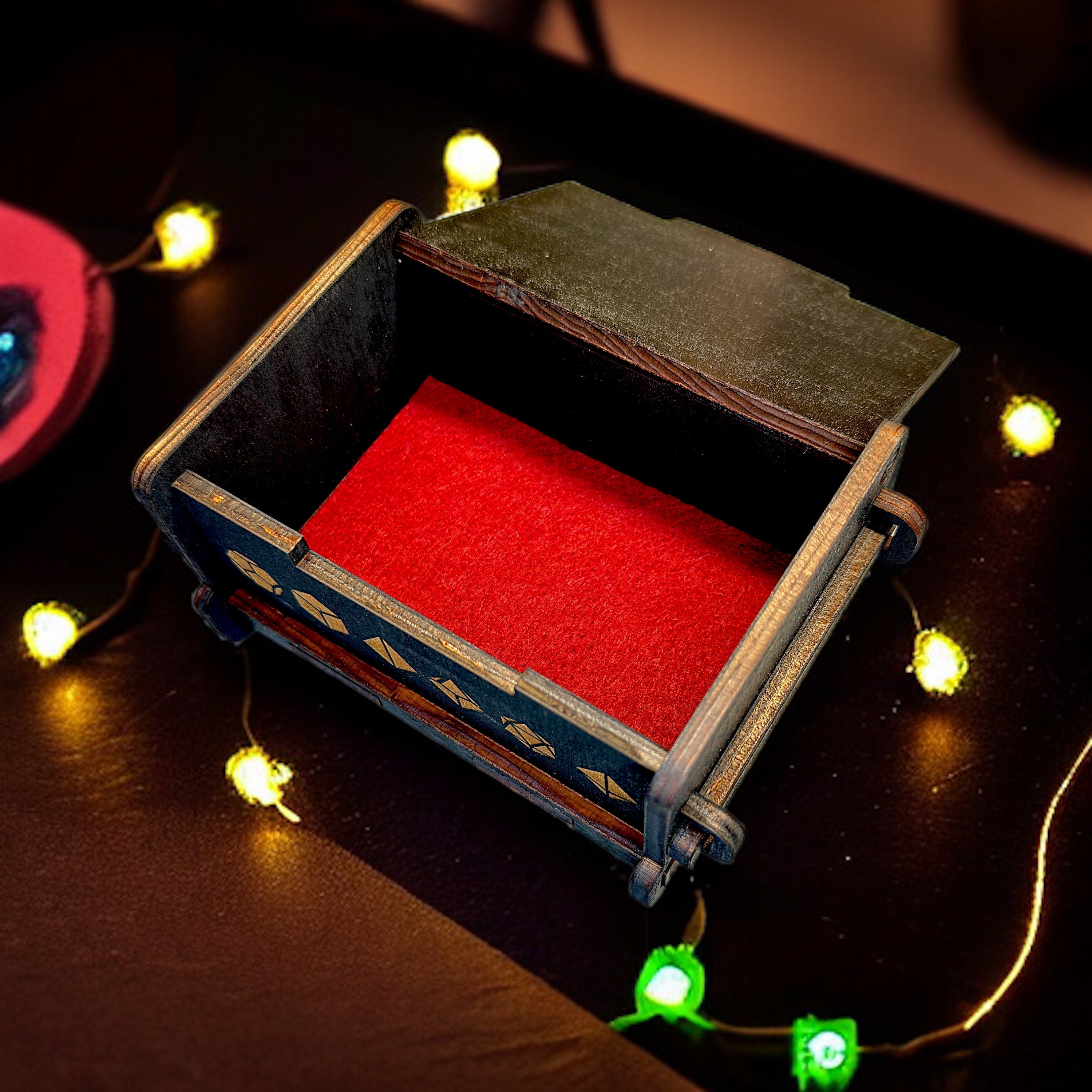 Dice Box - Black - Blood Hunter - 6x4x3