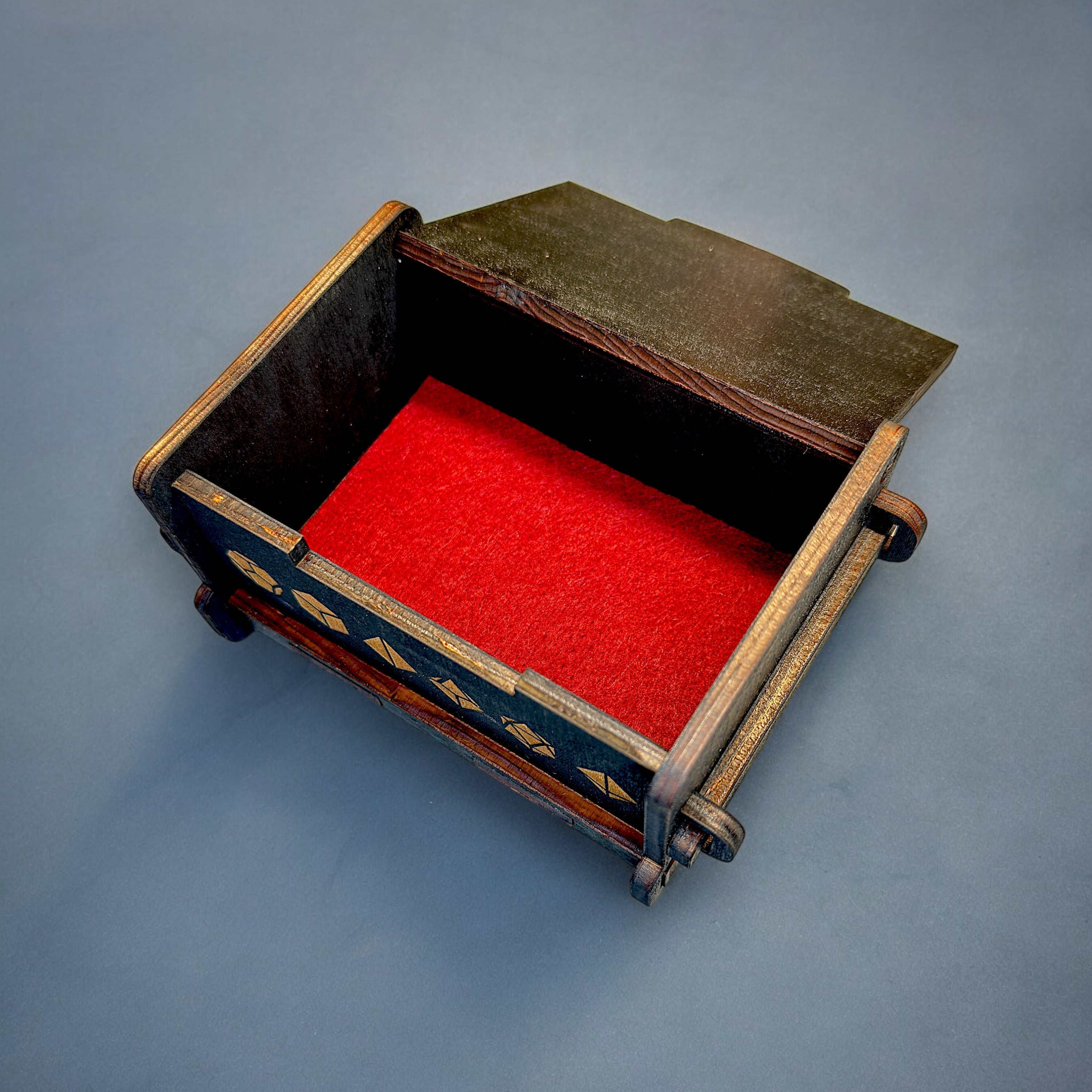Dice Box - Black - Blood Hunter - 6x4x3