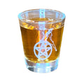 2oz Sexy Demon on Pentagram Shot glass Succubus
