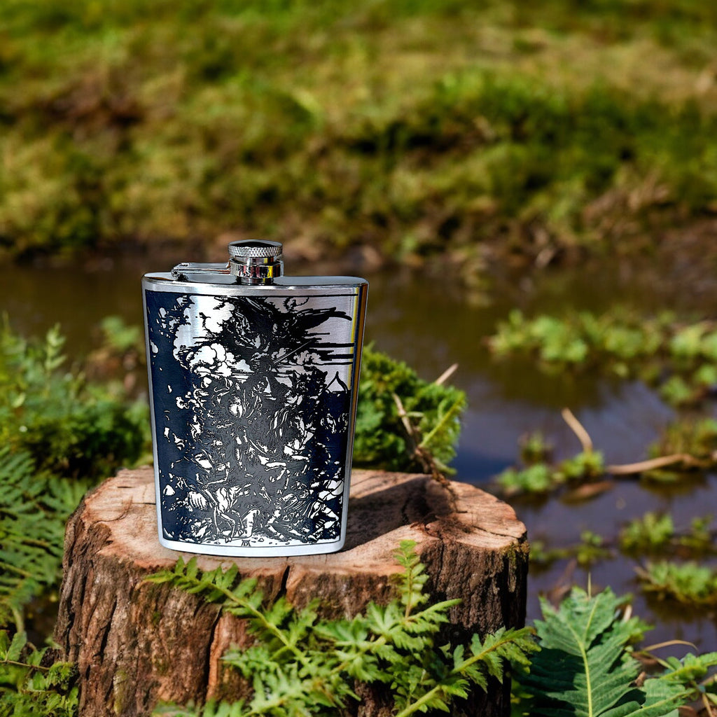 8oz 4 Horsemen Stainless Steel Flask