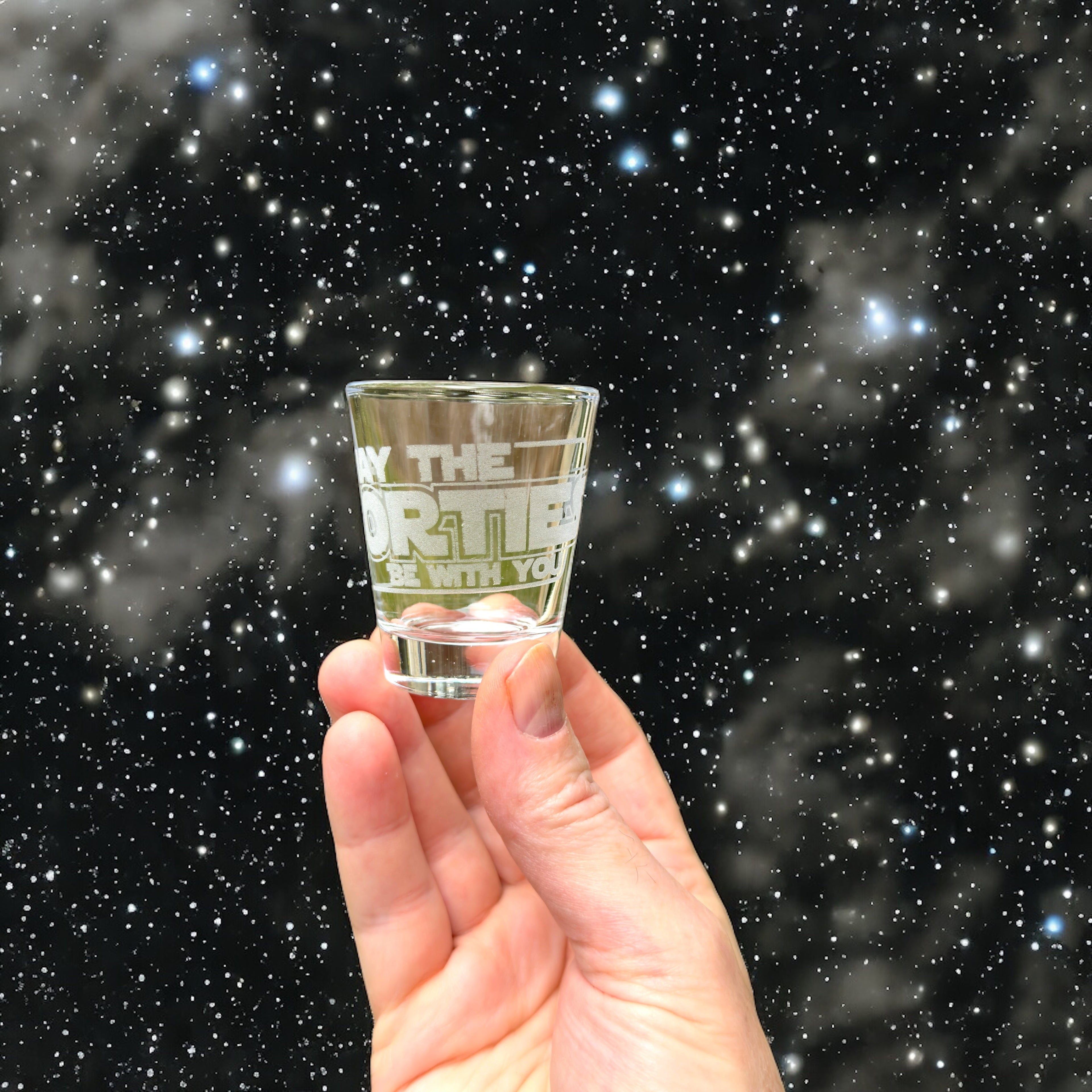 2oz May the Forties be with You Shot glass