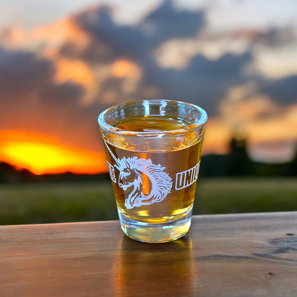 2oz Because Unicorns Shot glass