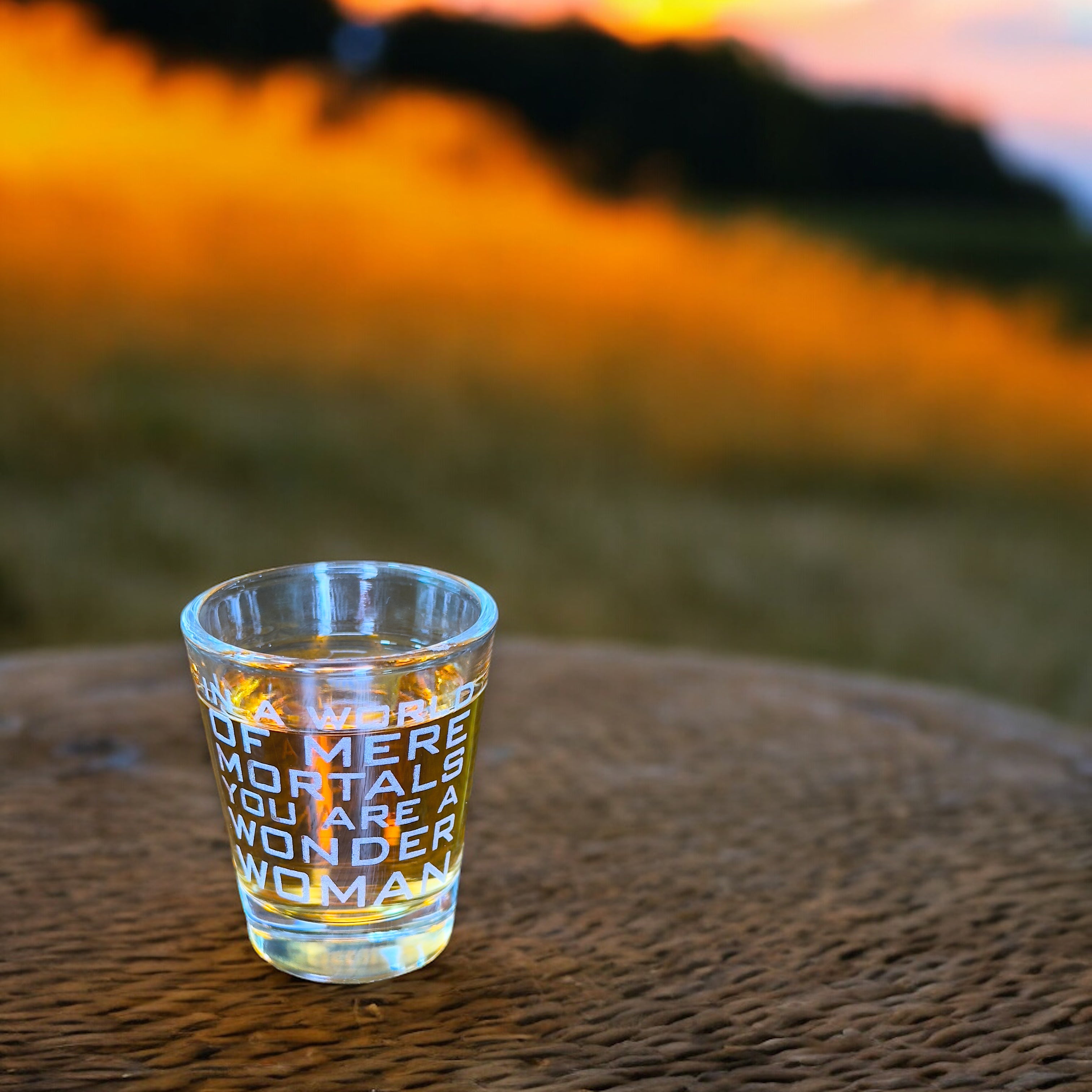 2oz In a World of Mere Mortals You Are a W W Shot glass