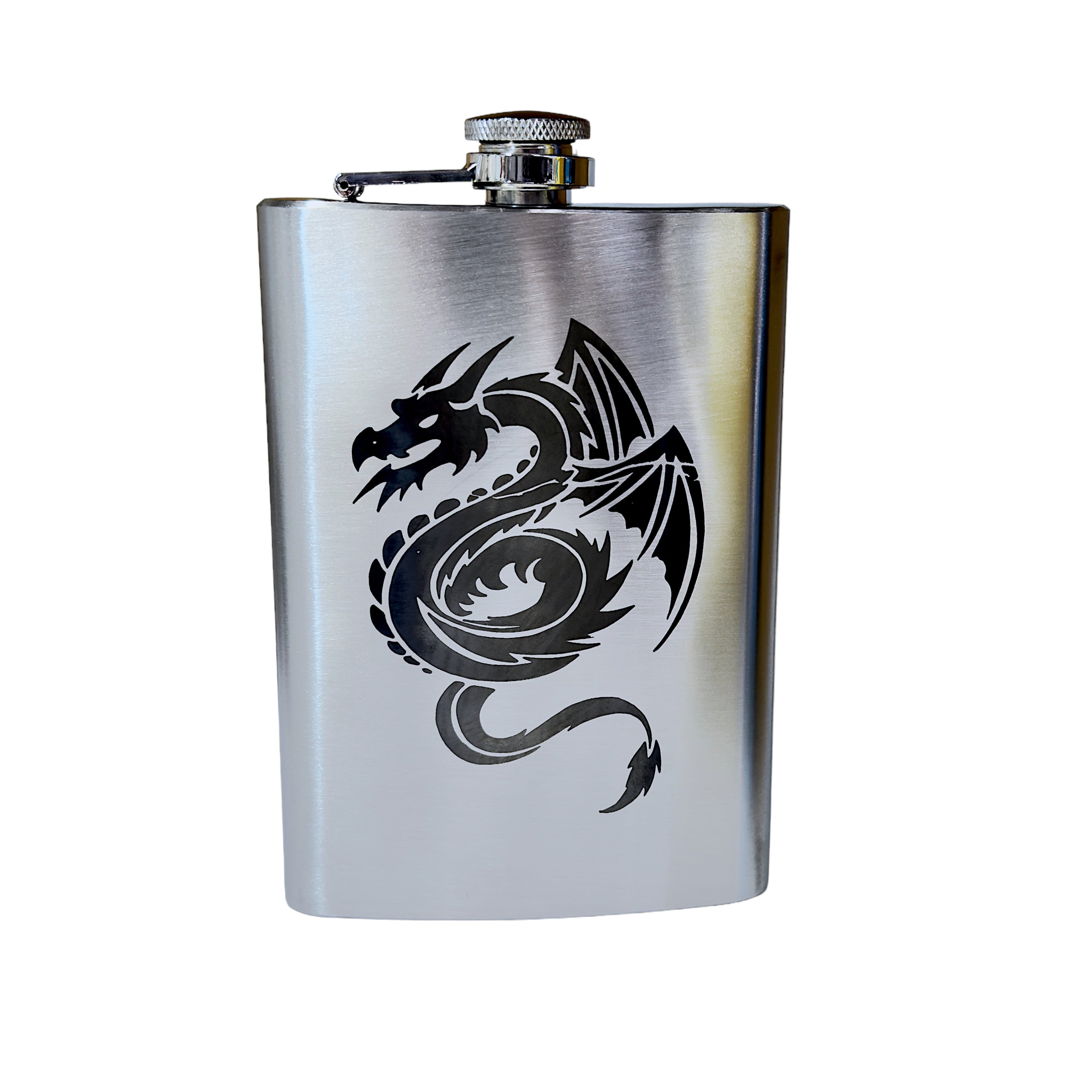 8oz Flying Dragon Stainless Steel Flask