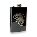 8oz BLACK Kraken Flask