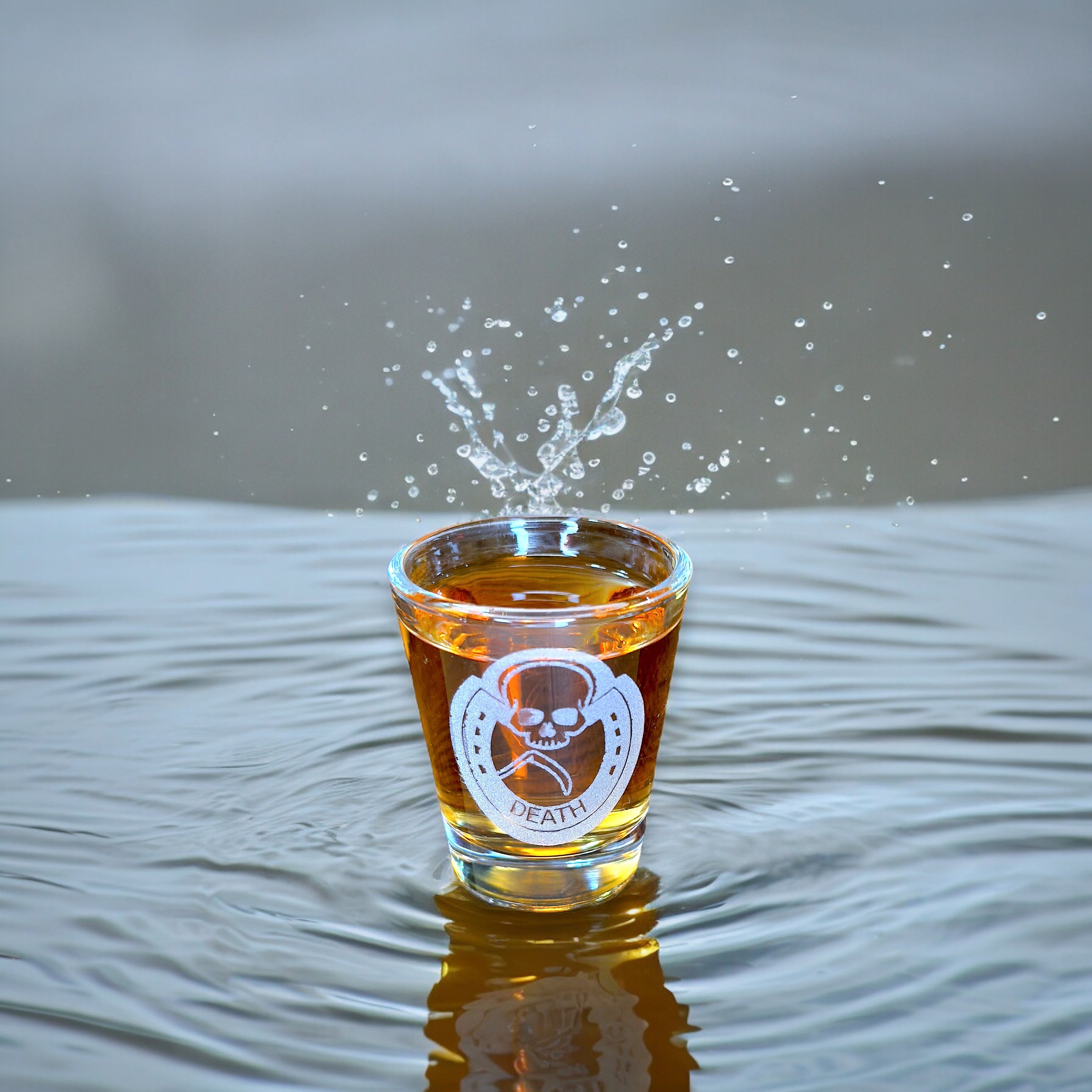 2oz Four Horsemen DEATH Shot Glass