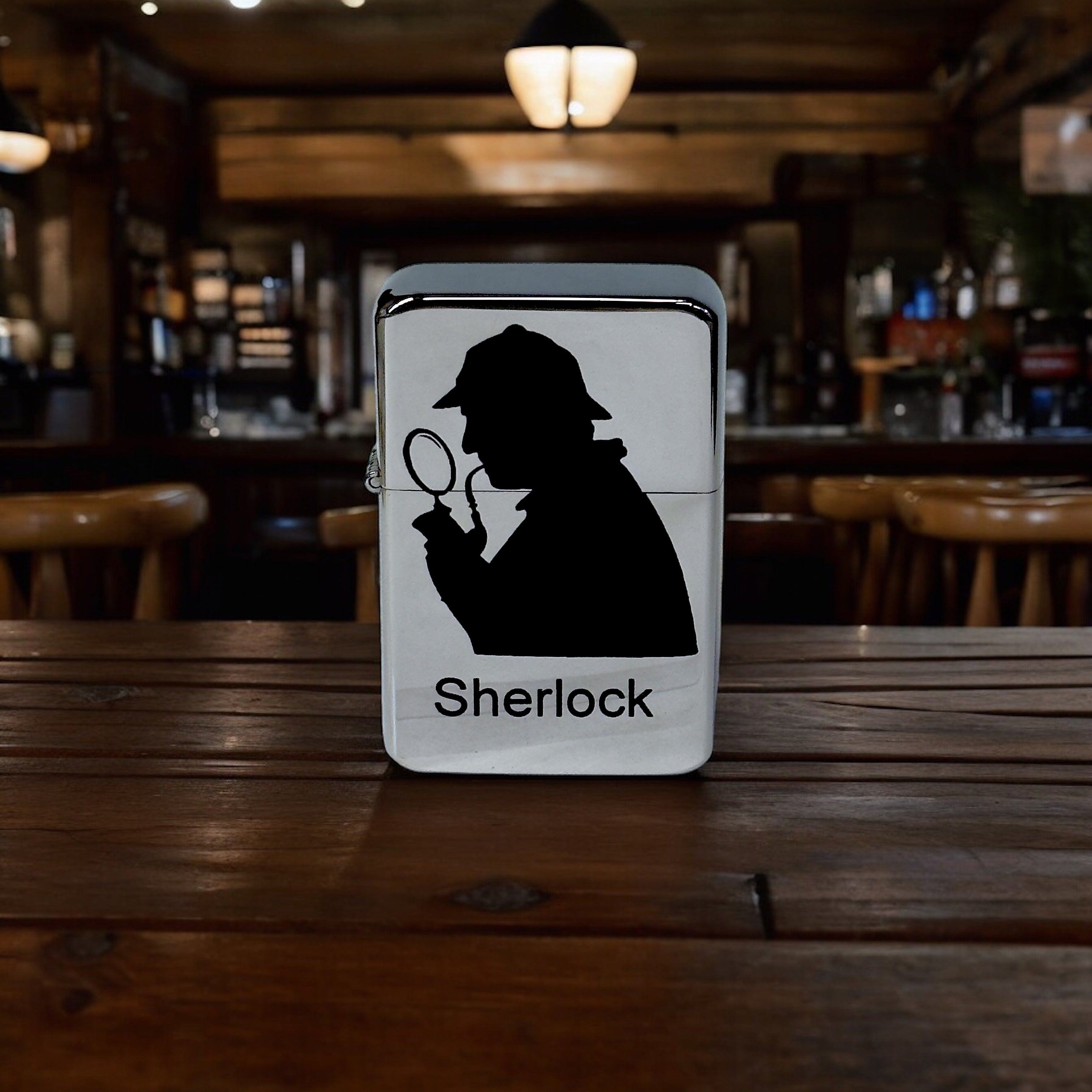 Lighter - Sherlock High Polish Chrome