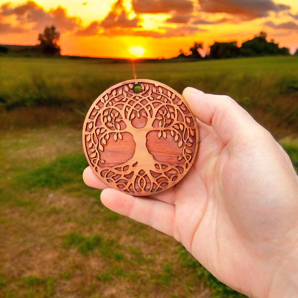 Cedar Ornament - Celtic Tree of Life