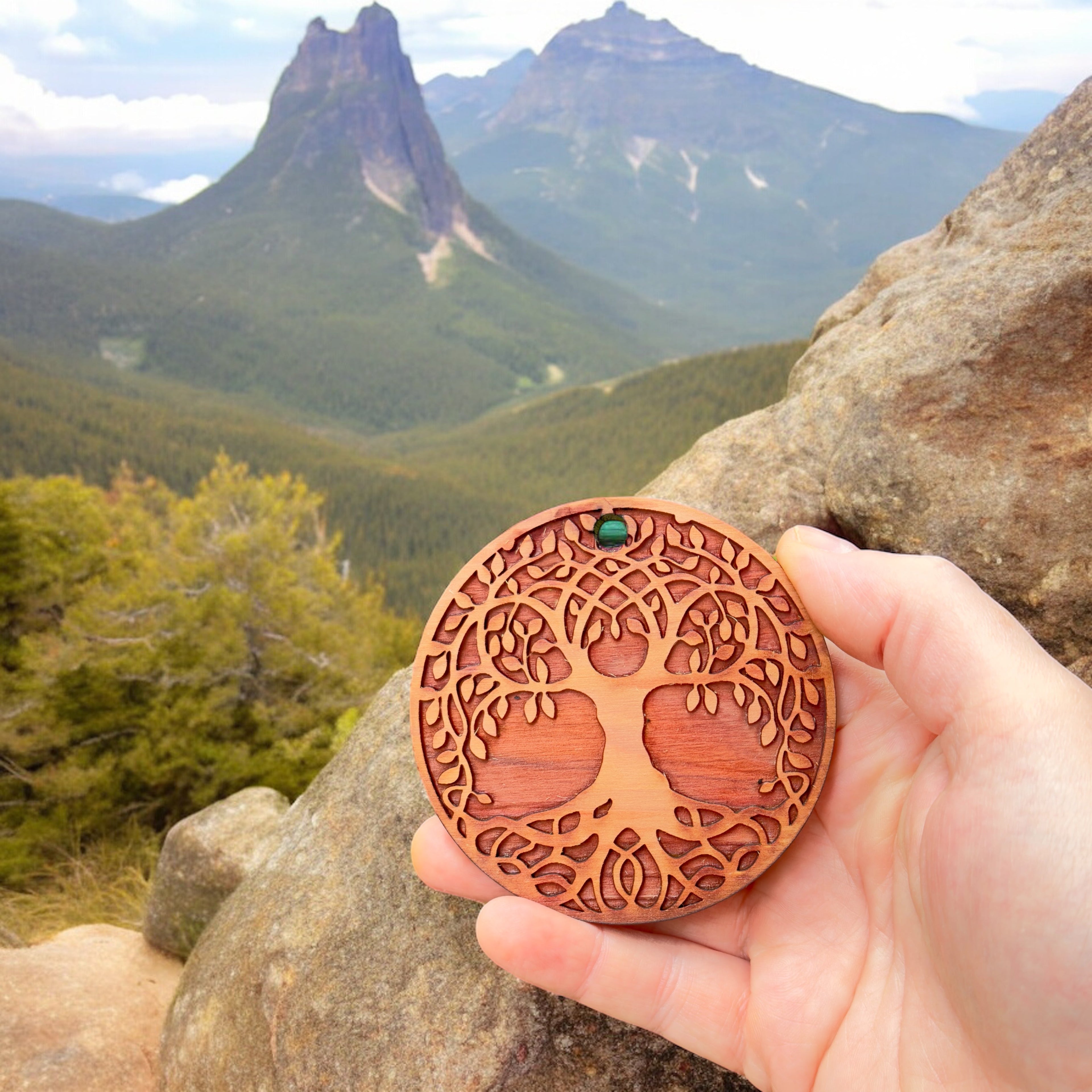Cedar Ornament - Celtic Tree of Life