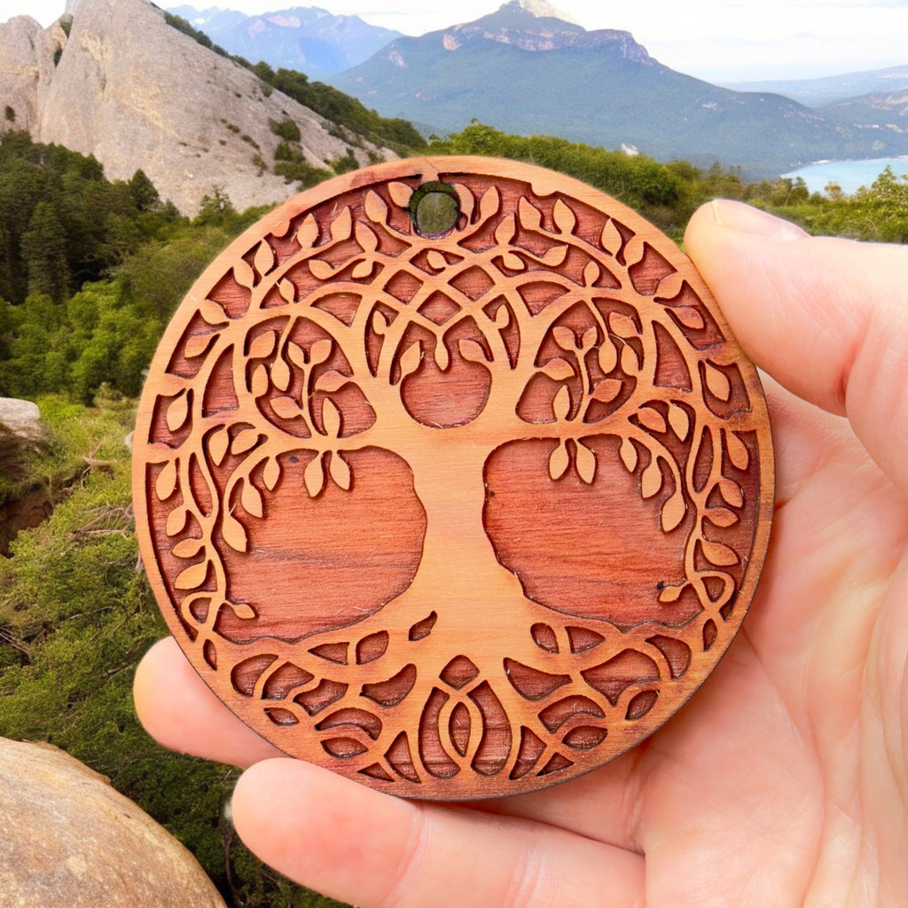 Cedar Ornament - Celtic Tree of Life