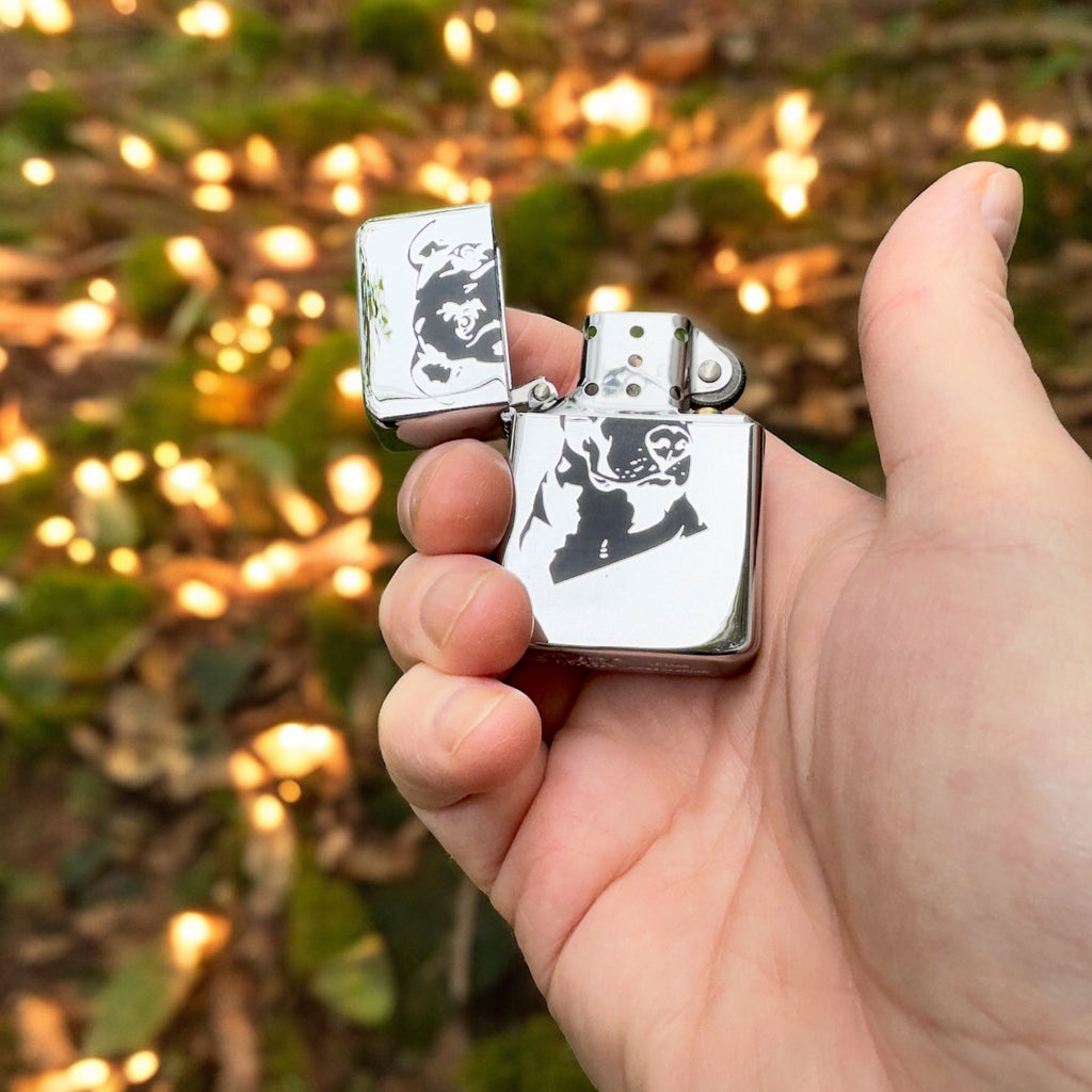 Lighter - Pit bull Laser Engraved HPC