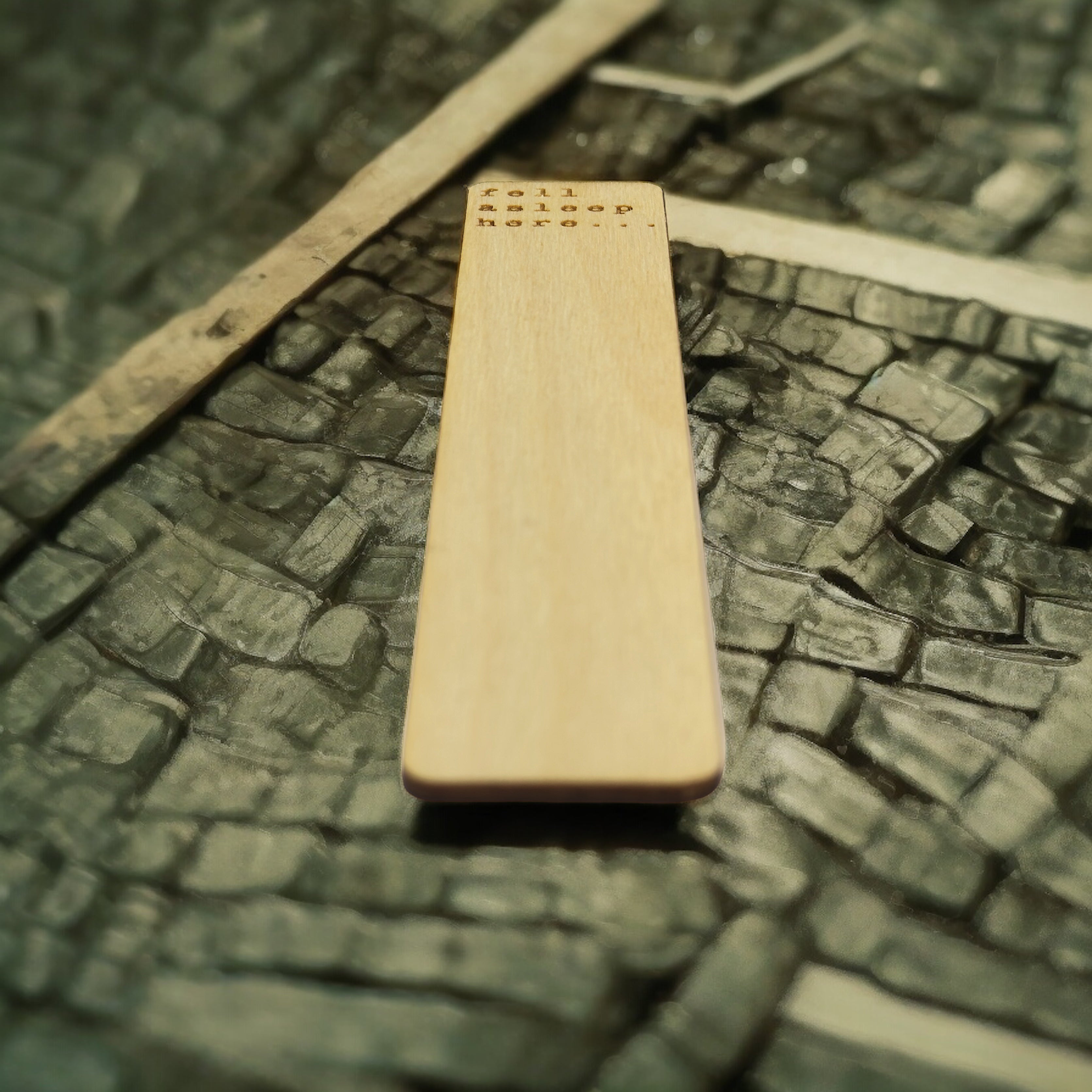 Bookmark - Personalized - Fell asleep here