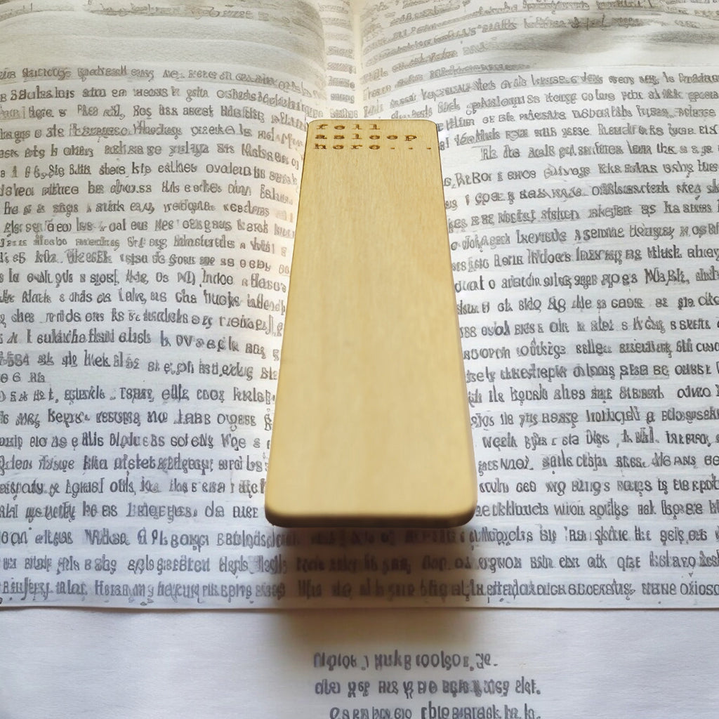 Bookmark - Personalized - Fell asleep here