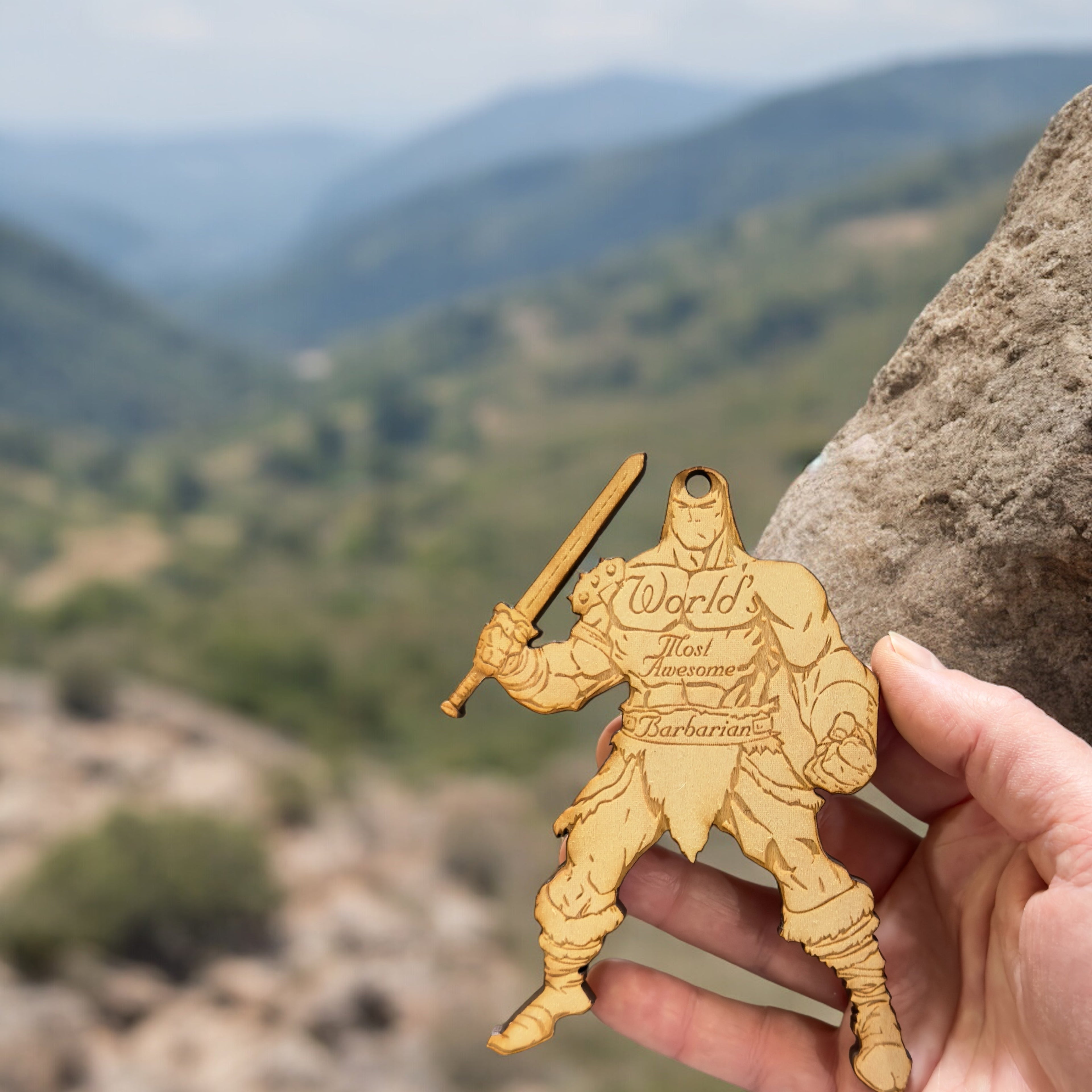Worlds most Awesome Barbarian - Ornament