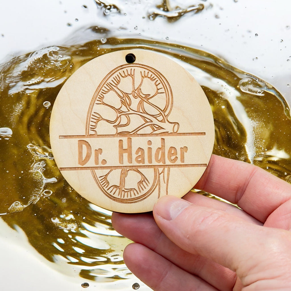 Ornament - Kidney PERSONALIZED Nephrologist or Kidney donor gift