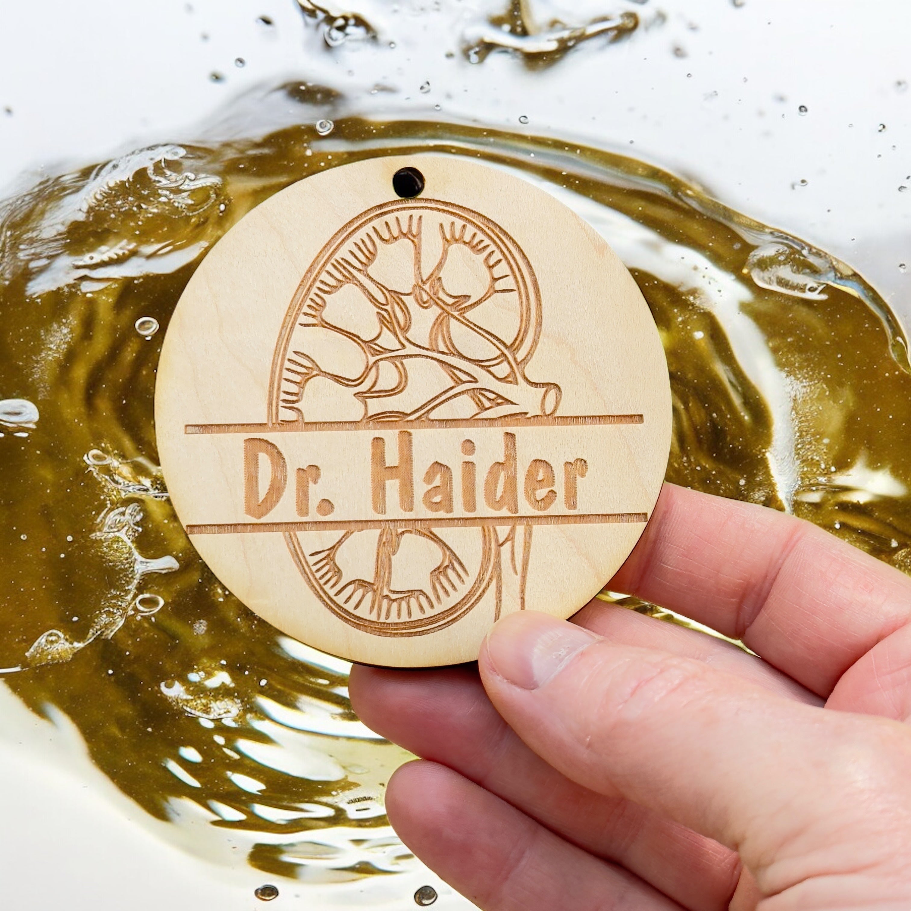 Ornament - Kidney PERSONALIZED Nephrologist or Kidney donor gift