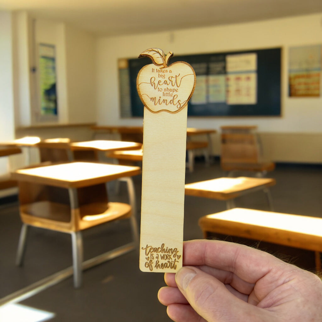 Bookmark - It Takes a Big Heart to Shape Little Minds - Bookmark